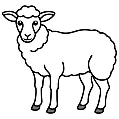 Sheep Silhouette Art