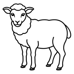 Sheep Silhouette Art