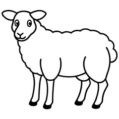 Sheep Silhouette Art