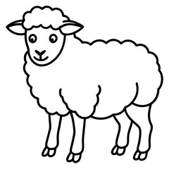 Sheep Silhouette Art