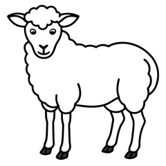 Sheep Silhouette Art