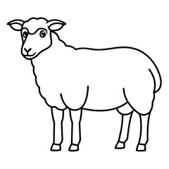 Sheep Silhouette Art