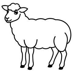 Sheep Silhouette Art