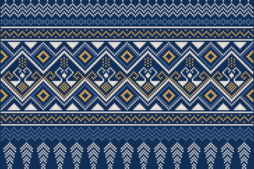 Knitting seamless patterns. Abstract geometric pattern design for wrapping paper, fabric pattern. Beautiful textile pattern for background or wallpaper. Decoration for Merry Christmas, Happy New Year.