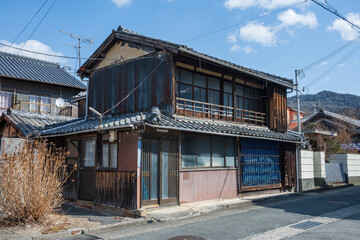 日本の兵庫県相生市の古くてとても美しい建物
