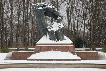 Frederic Chopin Monument in Warsaw