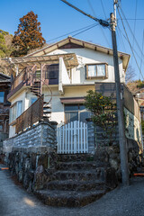 日本の兵庫県相生市の古くてとても美しい建物