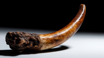 Ancient Mammoth Tusk: A Relic of the Ice Age