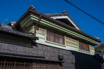 日本の兵庫県相生市の古くてとても美しい建物