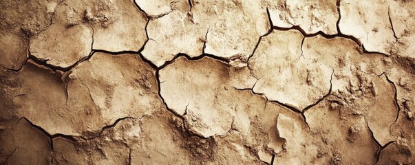 Fototapeta premium Beige stone surface background with a rugged, natural texture.