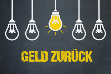 Geld zurück	
