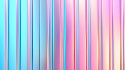 Obraz premium Colorful Vertical Stripes with Soft Pastel Hues in Gradient Arrangement for Creative Background Use