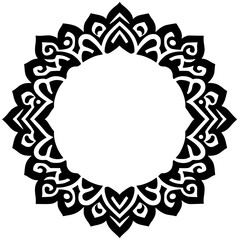 Islamic ornament silhouette