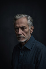 A haunting image of solitude, with a lone figure in a dim, desolate setting, evoking feelings of isolation, melancholy, and introspection