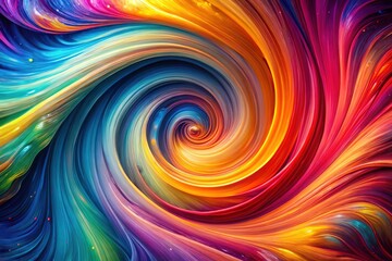 Fototapeta premium Abstract drone artwork; swirling patterns, vivid colors.