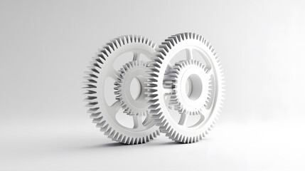 Gear and cogs wheels, clock mechanism, brass metal engine industrial