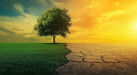 Climate change enviroment Eco-friendly Future Concept