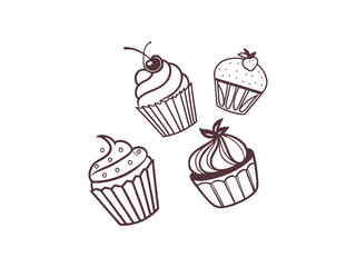 Set of Diploma Bachelor Student Silhouette. Graduation Silhouette Set � Diploma, Bachelor, Student, Graduate, Cap and Gown