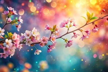 Fototapeta premium May's vibrant hues, highlighting asthma & allergy awareness.