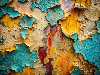 Silhouetted plaster, a rough surface.
