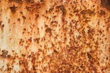 Rust of metals. Corrosive Rust on old iron white. Use as illustration for presentation. grunge-rusted metal texture.