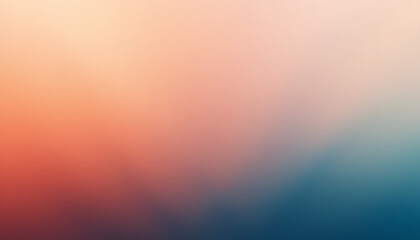 Soft Peach & Teal Blurred Background - Soft gradients