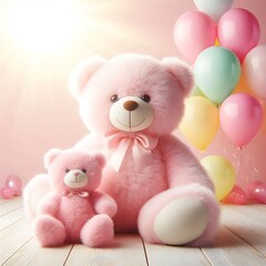 teddy bear with heart generative ai