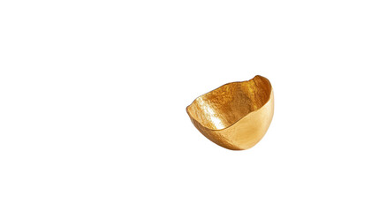 Unique handcrafted golden bowl showcasing exquisite craftsmanship and artistic design from a local artisan