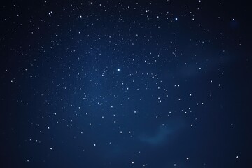 A dark blue night sky with many stars visible, ideal for use in astronomy or science-related projects