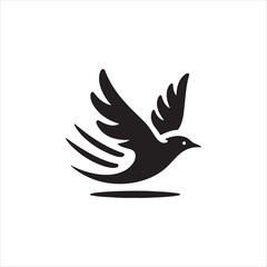 bird dove symbol vector