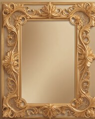 A high-end, professional certificate frame with a clean and spacious layout, perfect for text customization. 