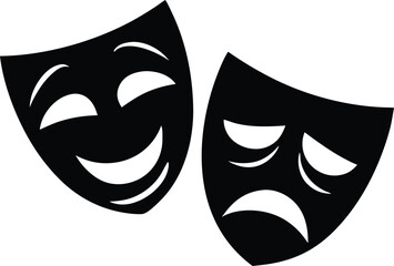 Theater mask. Vector