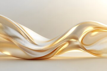 3D abstract golden background