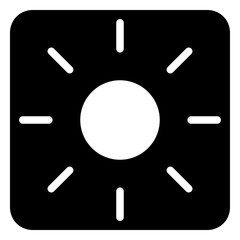 Sun icon