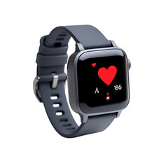 Fototapeta premium Apple Watch Series 3 Isolated on Transparent Background