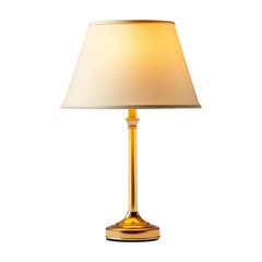 Elegant table lamp in cozy living room setting