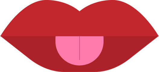 입술 벡터 일러스트 디자인 요소