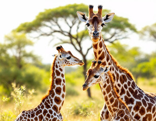 Obraz premium giraffe in the zoo