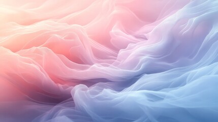 Obraz premium Soft textured abstract background of gently flowing colorful shapes