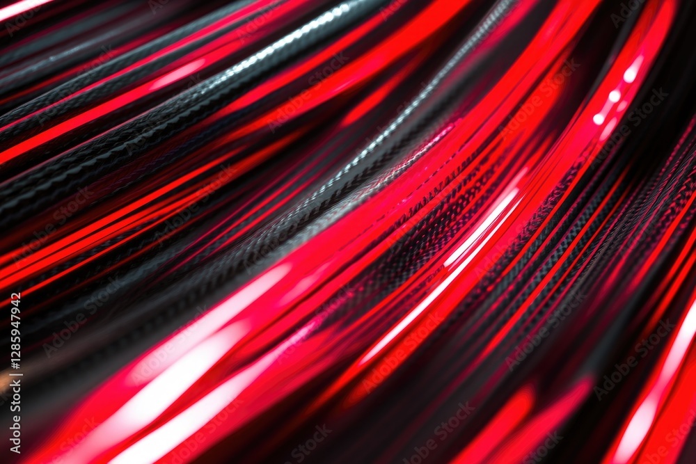Poster a close-up shot of a red and black abstract background
