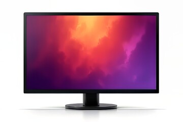 Fototapeta premium Modern Computer Monitor with Vibrant Display
