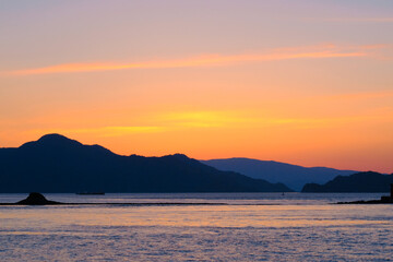 Obraz premium 海辺の夕景