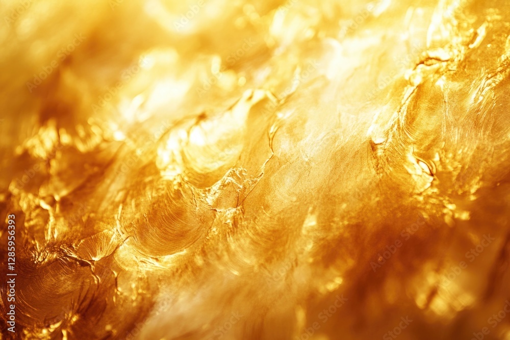 Poster A close-up shot of a golden background with smooth texture and no distractions