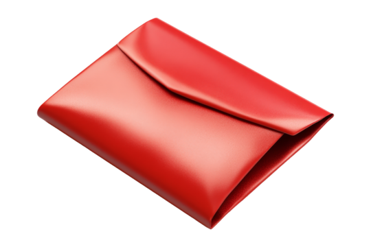 Stylish red envelope for business office presentation