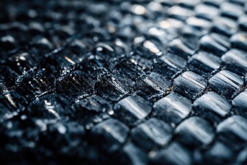 A close-up shot of a black and white striped cloth