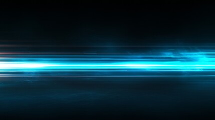 Blue light streaks forming a horizontal glowing background effect