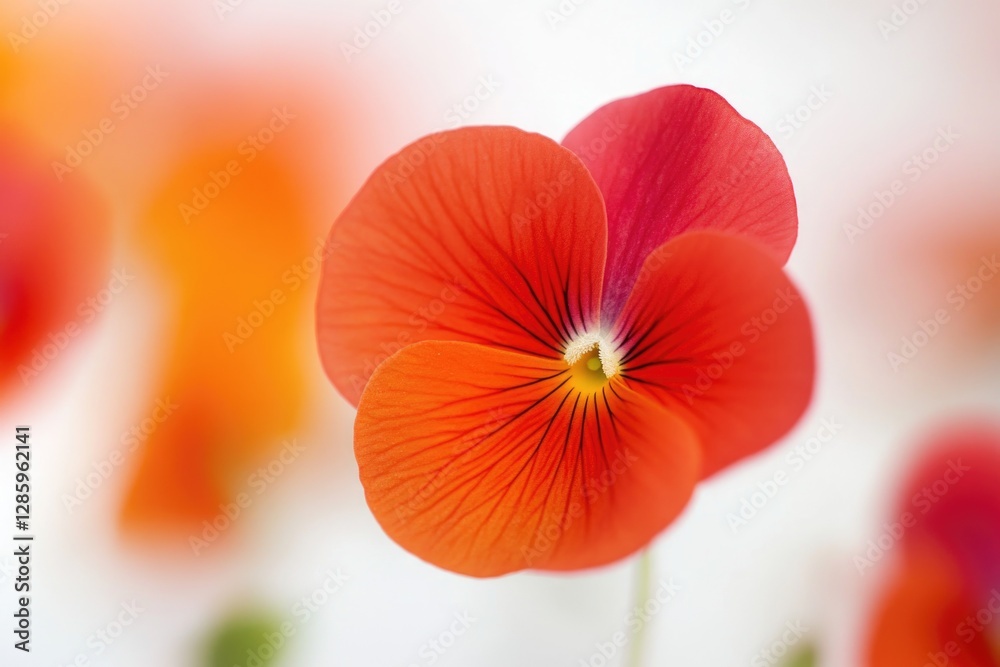 Aufkleber a detailed view of a flower with the surrounding environment out of focus