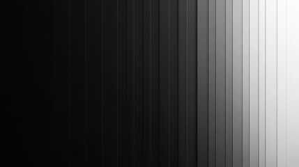 Vertical Lines Forming a Gradient of Colors from Black to White