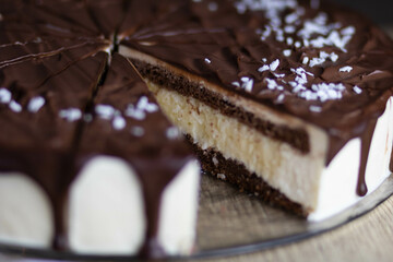 piece of chocolate cake