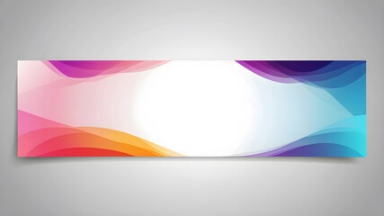 Naklejka premium abstract web banner design template. Banner - Design Element